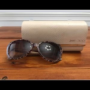 Jimmy Choo Tortious Shell Sunglasses